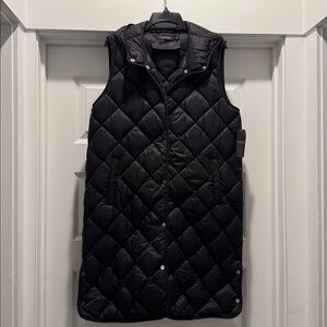 Brand new RL logo-engraved black vest